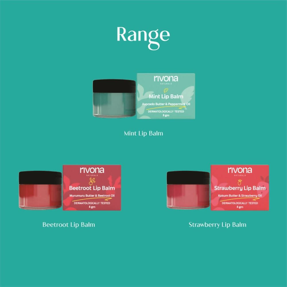 Rivona Naturals Mint Lip Balm - Swadesiicart