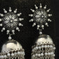 Mominos Fashion Johar Kamal Silver-Plated Earrings With Pearls Jhumkas - Swadesiicart