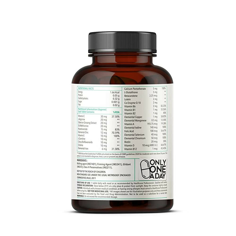 Zingavita Multivitamins Tablets for Men 50+ Age | Swadesiicart