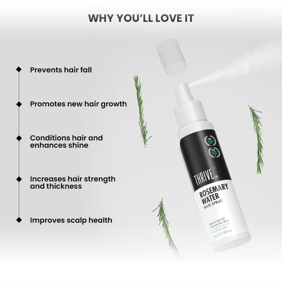 ThriveCo Rosemary Water Hair Spray For Hair Growth - Swadesiicart