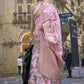 Lovely Baby Pink Polly Brasso Designer Saree - Emponline | Swadesiicart
