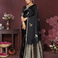 Joban Fashion Black Floral Banarasi Silk Sarees | Swadesiicart