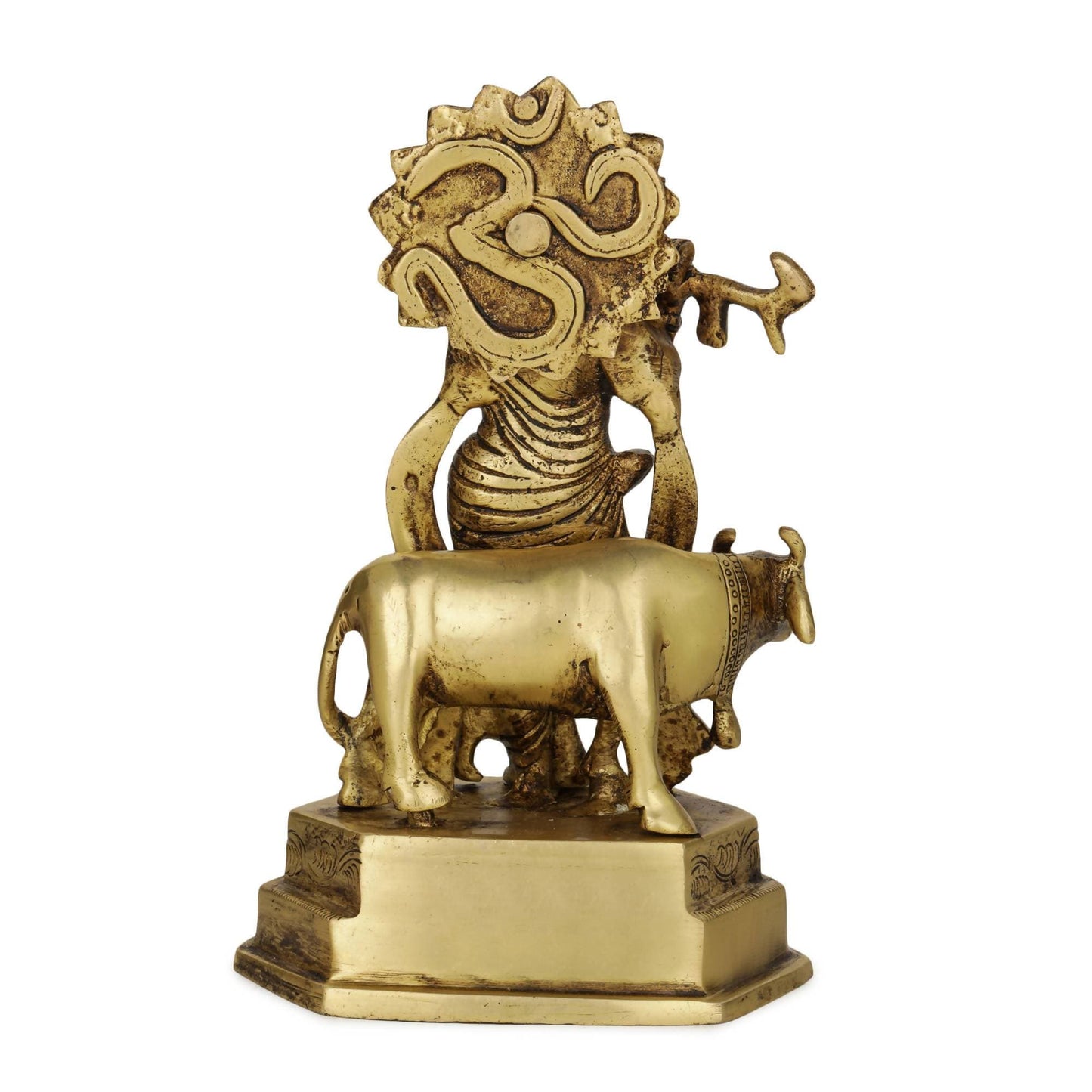 Devlok Lord Krishna with Cow Idol - Swadesiicart