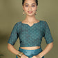 Shree Shyam Fashion Cotton Sea Green Saree