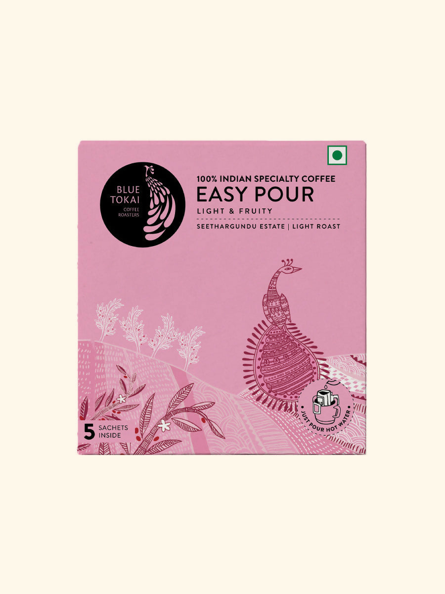 Blue Tokai Seethargundu Estate Light Roast Easy Pour Sachets - Blue Tokai