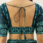 House of Panchhi Women Teal Georgette Sequins Work Lehenga & Blouse with Dupatta | Swadesiicart