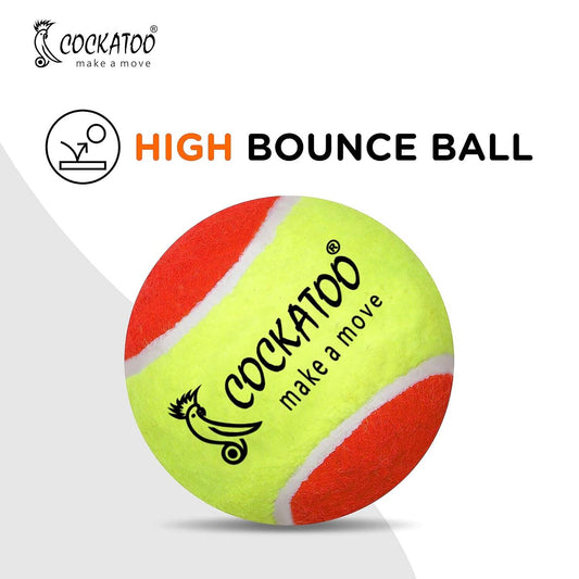 Cockatoo Rubber Cricket Tennis Ball (Pack of 2) - Swadesiicart