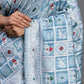 Shree Shyam Fashion Linen Cotton Sky Blue Saree
