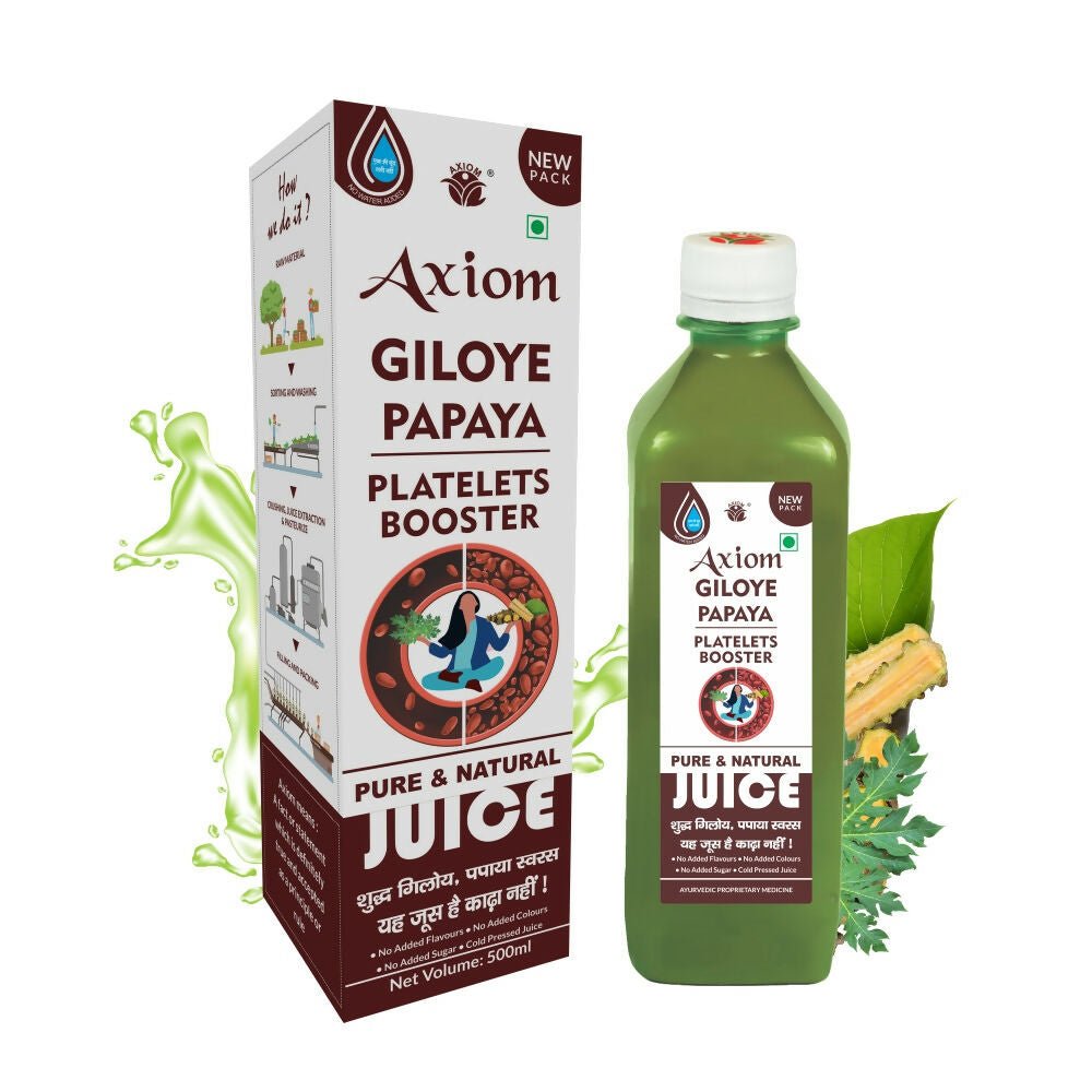 Axiom Ayurveda Giloye Papaya Juice - Swadesiicart