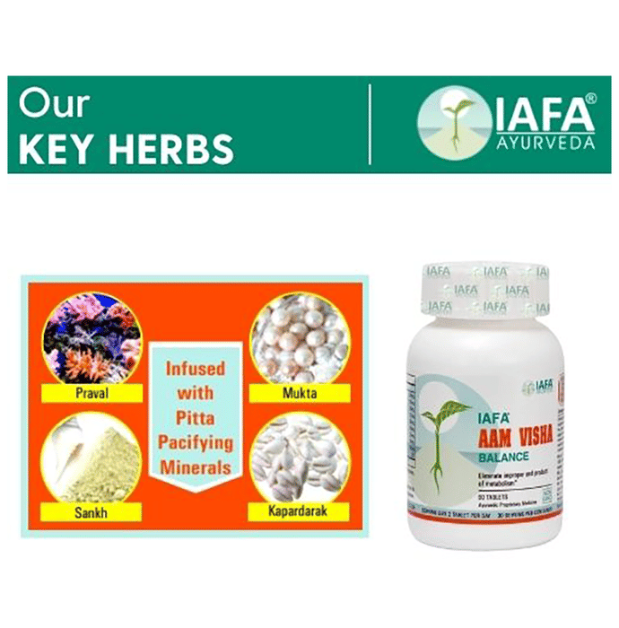 Iafa Ayuveda Aam Visha Balance Tablets | Swadesiicart