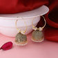 NVR Women Gold Toned Contemporary Jhumkas Earrings | Swadesiicart