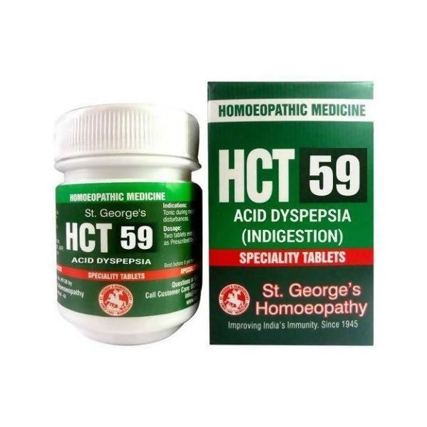 St. George's Homeopathy HCT 59 Tablets | Swadesiicart