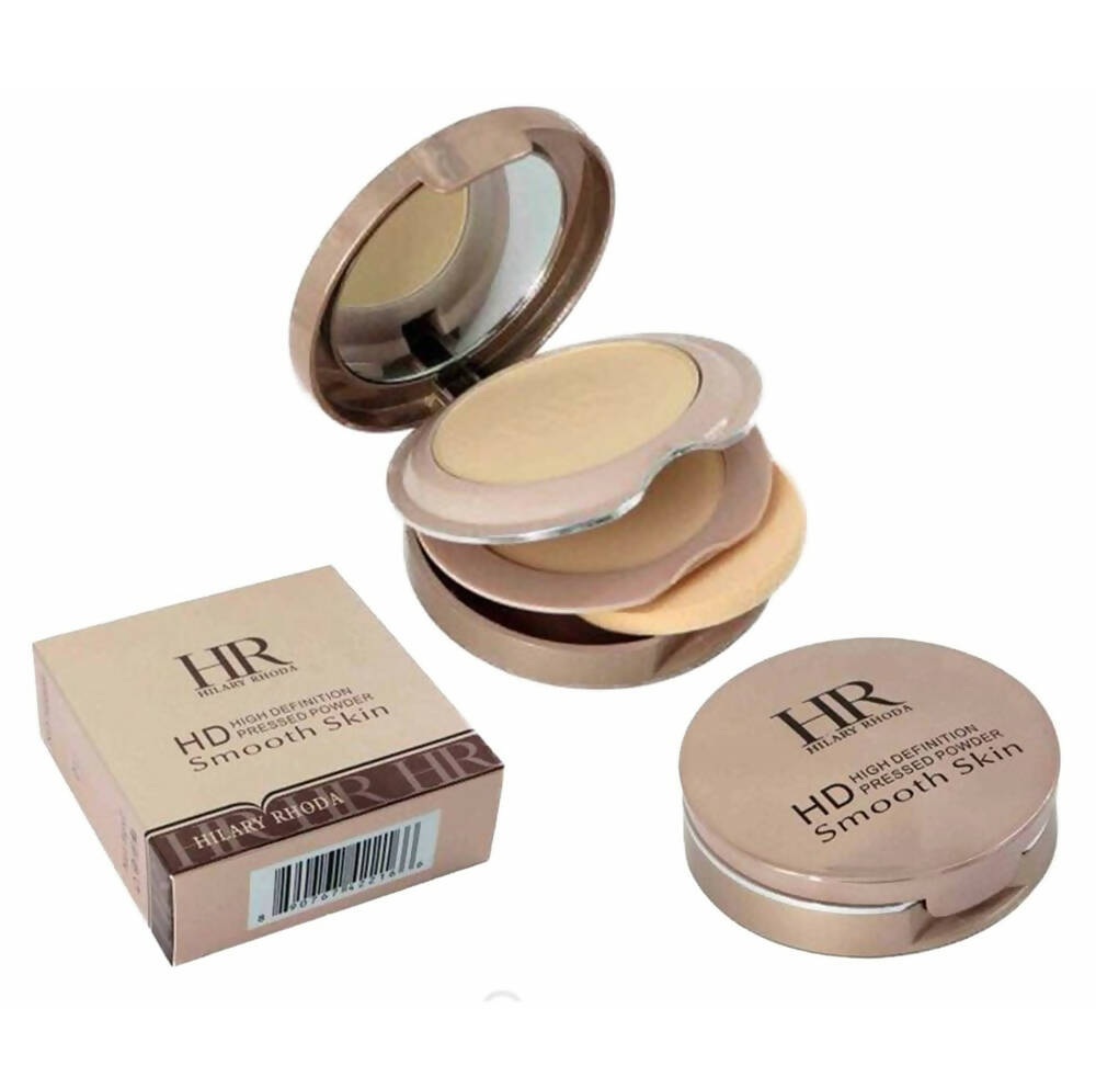 Hilary Rhoda High Definition Smooth Skin Pressed Powder - Blush 02 - Swadesiicart