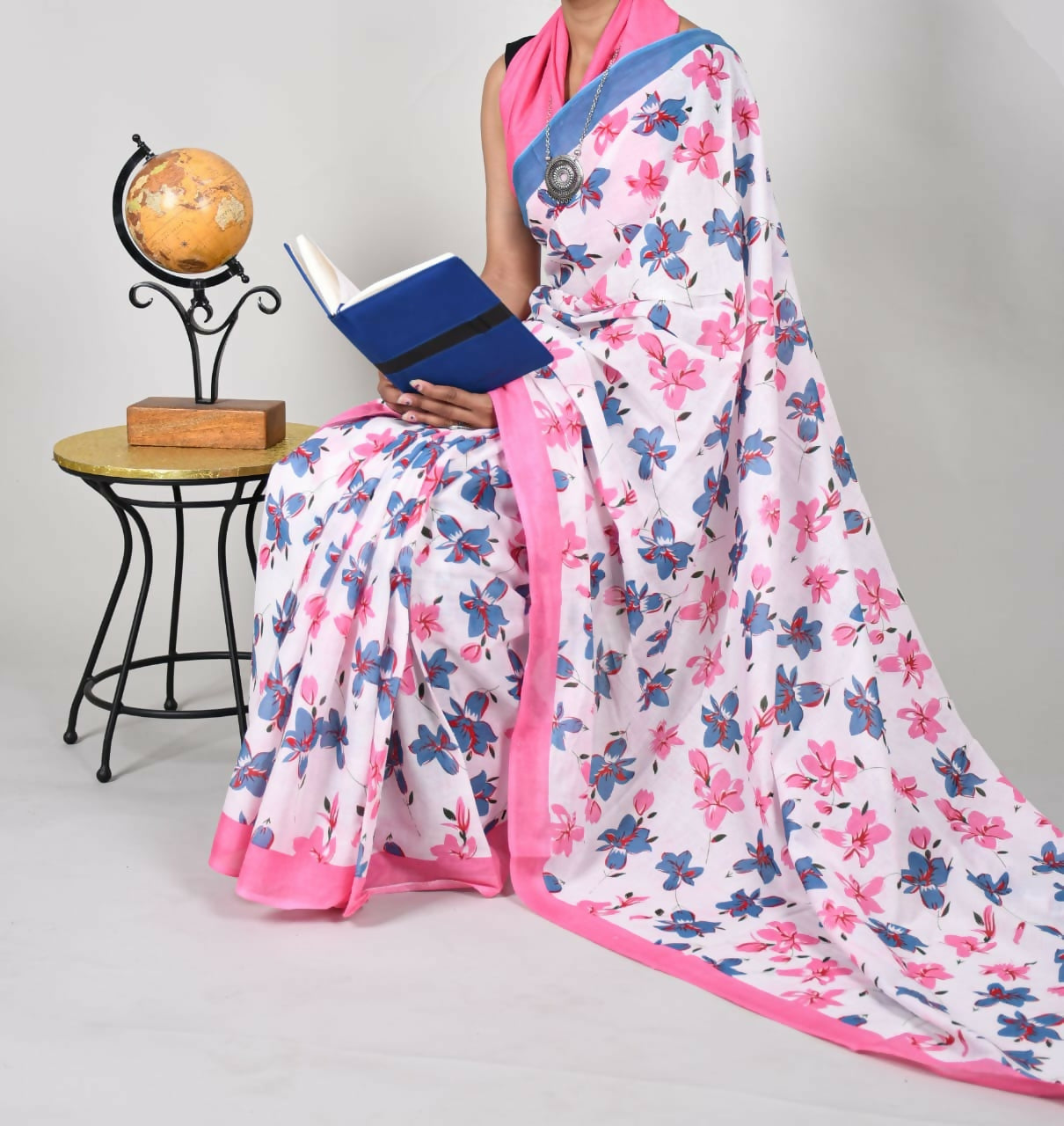 Exclusive Collection Multi Beautiful Mulmul Cotton Saree - Swadesiicart