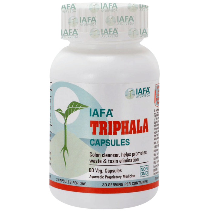 Iafa Ayuveda Triphala Veg Capsules | Swadesiicart