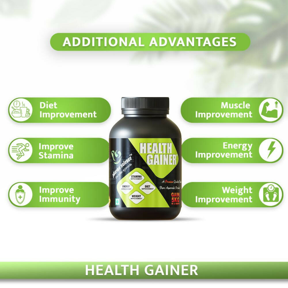 Pharma Science Weight Gainer Supplement Powder for Men and Women - Swadesiicart