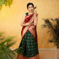 DEIANA'S Beautiful Pure Jari Silk Weaving Lehengha Choli - Green | Swadesiicart