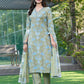 BulBul Fashionista Green Cotton Kurta Set with Dupatta - Swadesiicart