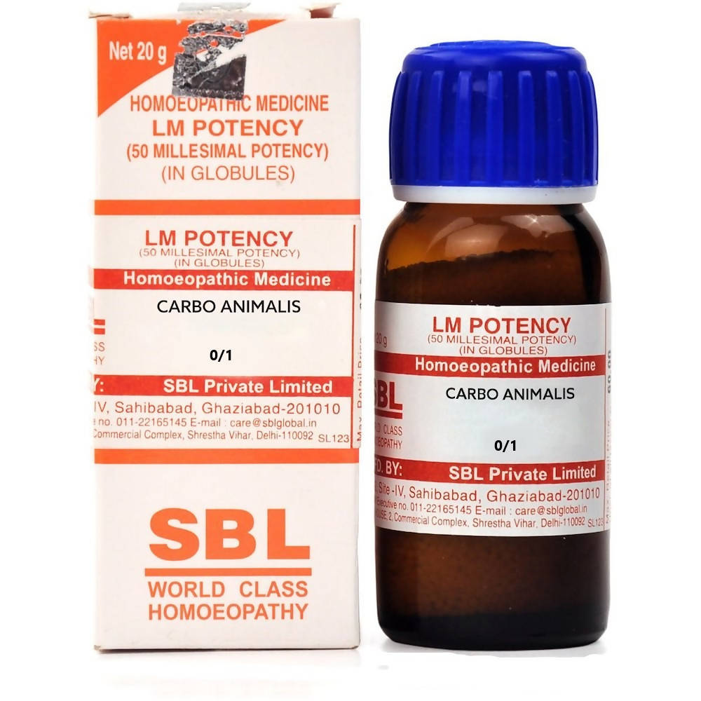 SBL Homeopathy Carbo Animalis LM Potency | Swadesiicart