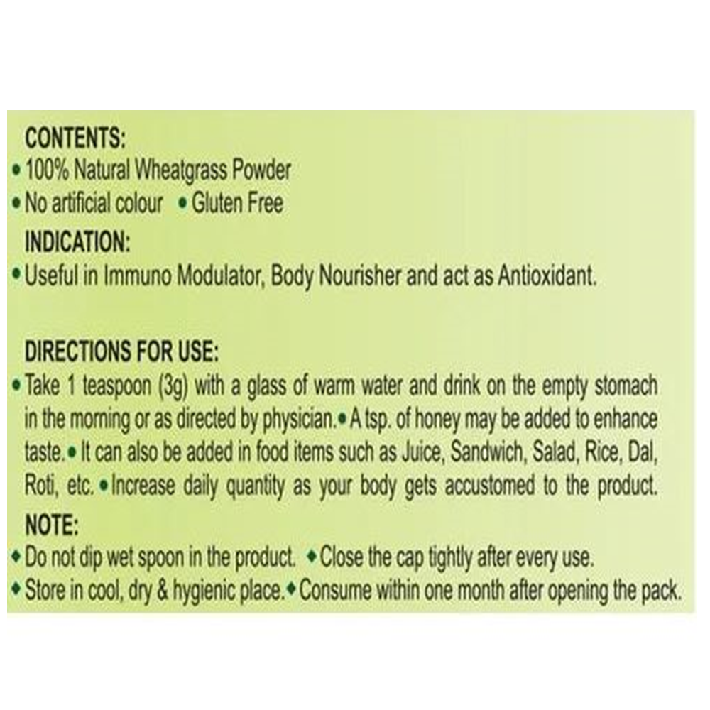 Wheat Grass Powder (100 GM)