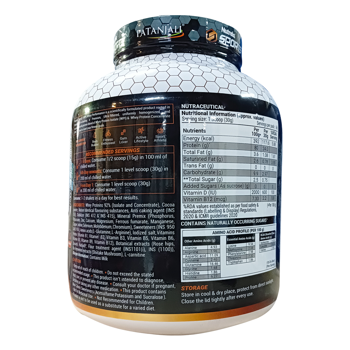 Patanjali Nutrela 100% Whey Performance Powder | Swadesiicart