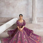 Kesar Fab Purple Banarasi Silk Hand_Woven Lehenga | Swadesiicart
