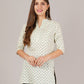 Jaitra Apparels Women Printed Rayon Straight Kurta (Off White) - Swadesiicart