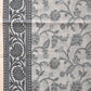 White Cut Work Sico Cotton Saree with All Over and Border Design - Global Threads | Swadesiicart