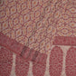 White Cut Work Sico Cotton Saree with All Over Banaras Design - Global Threads | Swadesiicart