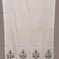 White Khadi Cotton Handloom Dupatta with Dhakai Design - Global Threads | Swadesiicart