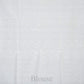 White Khadi Cotton Handloom Saree with Pallu Design - Global Threads | Swadesiicart