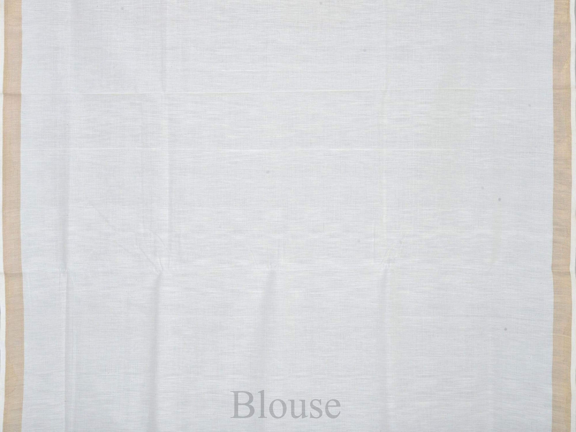 White Khadi Cotton Handloom Saree with Pallu Design - Global Threads | Swadesiicart