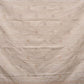 White Khadi Cotton Handloom Saree with Temple Border and Buta Design - Global Threads | Swadesiicart
