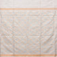 White Uppada Silk Handloom Saree with Jamdani Pallu Design - Global Threads | Swadesiicart