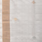 White Uppada Silk Handloom Saree with Jamdani Pallu Design - Global Threads | Swadesiicart