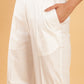 BohoJazz Formal Serene White Waistcoat with Trousers Co-ord Set - Swadesiicart