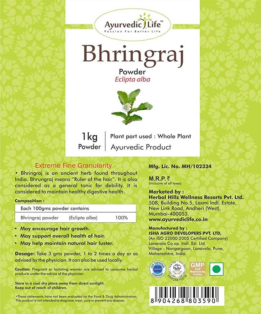 Ayurvedic Life Bhringraj Powder | Swadesiicart