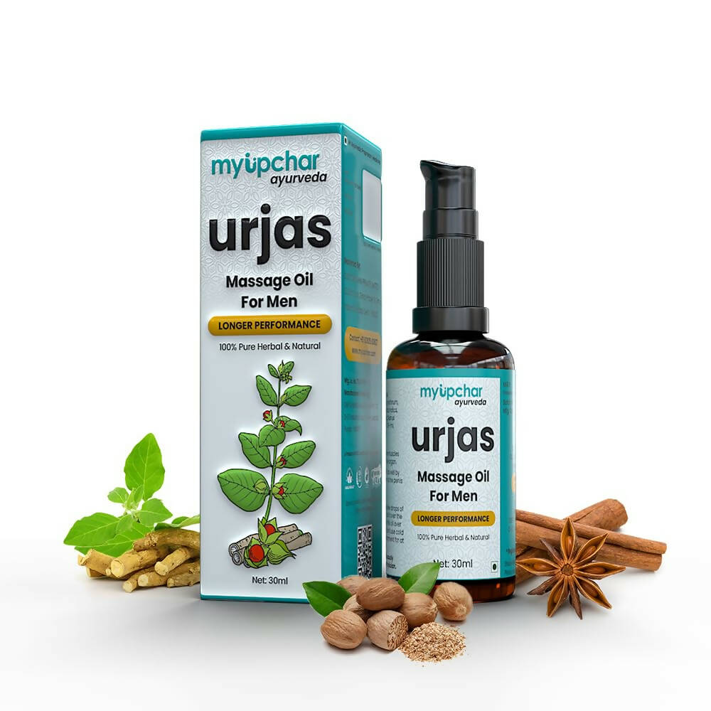 Myupchar Ayurveda Urjas Massage Oil Men | Swadesiicart