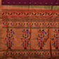 Wine Paithani Silk Handloom Saree with Pallu and Triple Muniya Border Design - Global Threads | Swadesiicart