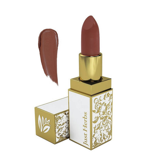Just Herbs Herb Enriched Ayurvedic Lipstick( Nikita-16-caramel-Medium-Bro) (4.2 Gm) - Swadesiicart