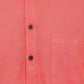 Even Apparels Red Pure Cotton Men's Kurta With Band Collar | Swadesiicart