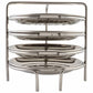 Jain Stainless Steel Small Idiappam Stand - 4 Plates - Swadesiicart