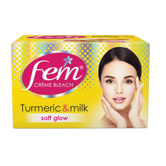 Fem Fairness (Turmeric&Milk) Creme Bleach - Swadesiicart