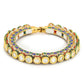 Gold-Polished Stone Studded Meenakari Bangle - Ruby Raang - Swadesiicart