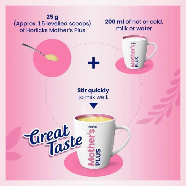 Horlicks Mother's Plus Kesar Flavour - Swadesiicart