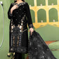 Anaita Black Velvet Suit with Embroidery Sequence Work