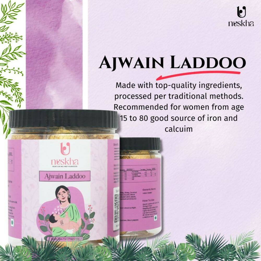 Nuskha Ajwain Laddoo (Post-Pregnancy) | Swadesiicart