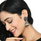 Mominos Fashion Johar Kamal Beautiful Kundan Work Jhumka With Black Beads - Swadesiicart