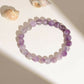 Purple Amethyst Beads Crystal Bracelet - Ruby Raang | Swadesiicart