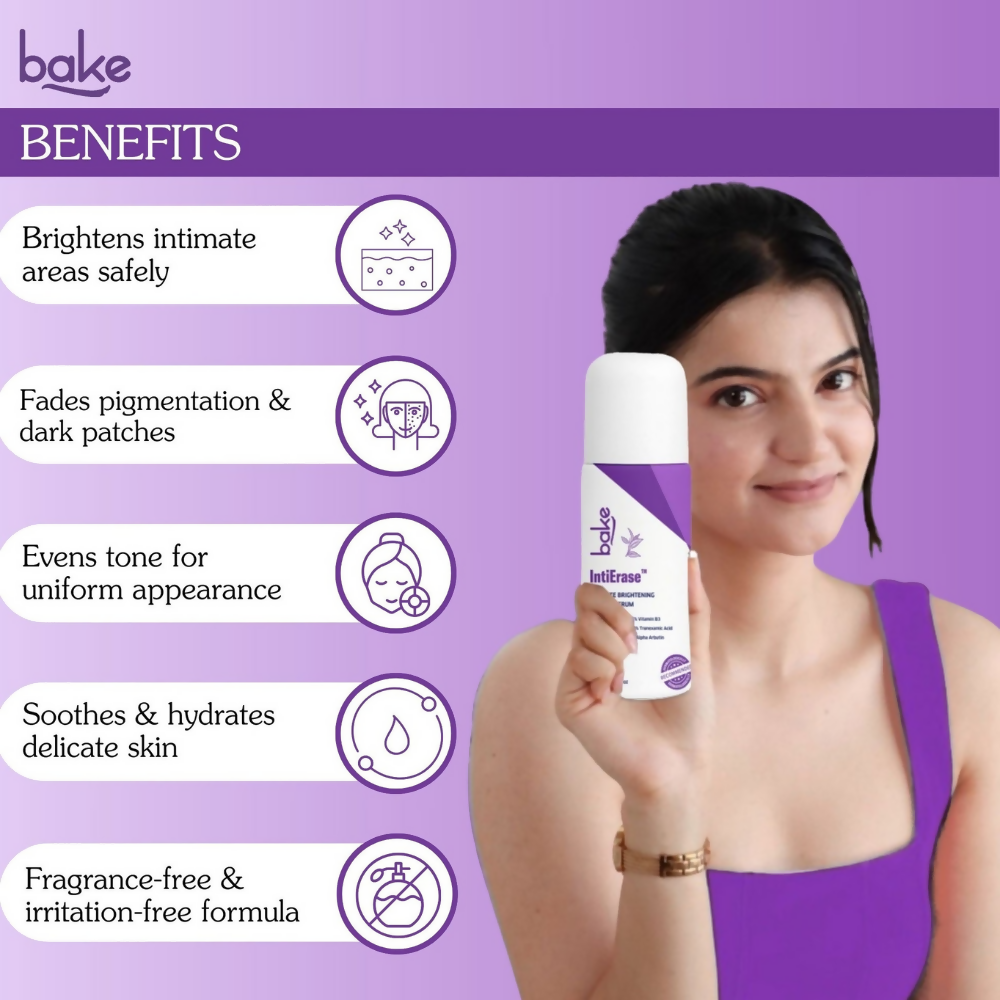 Bake IntiErase™ Intimate Brightening Roll On Serum | Swadesiicart